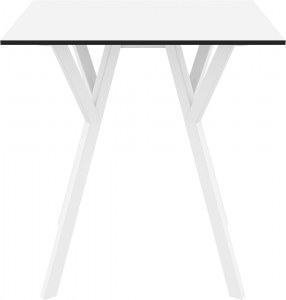 Стол пластиковый Siesta Contract Max Table 70 пластик, HPL белый Фото 6