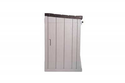Шкаф для садового инвентаря Toomax Wood Style полипропилен серый, серо-коричневый Фото 12