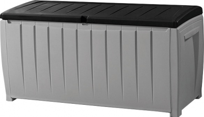 Сундук пластиковый Keter Novel Storage Box полипропилен серый, черный Фото 1