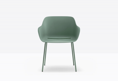 Кресло пластиковое PEDRALI Babila XL сталь, стеклопластик Фото 9