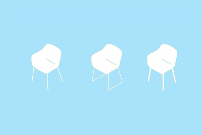 Кресло пластиковое на полозьях PEDRALI Babila XL сталь, стеклопластик Фото 13