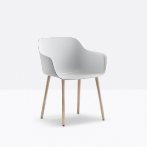 Кресло пластиковое PEDRALI Babila XL сталь, ясень, стеклопластик Фото 6