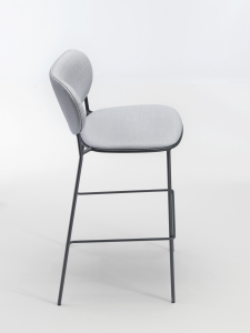 Стул барный с обивкой Gaber Nuta Light Stool 77 металл, ткань Фото 13