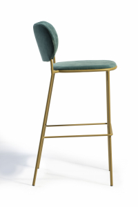 Стул барный с обивкой Gaber Nuta Light Stool 77 металл, ткань Фото 8