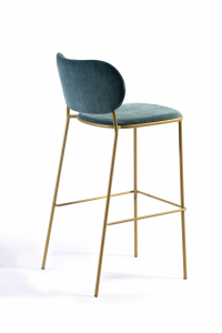 Стул барный с обивкой Gaber Nuta Light Stool 77 металл, ткань Фото 9