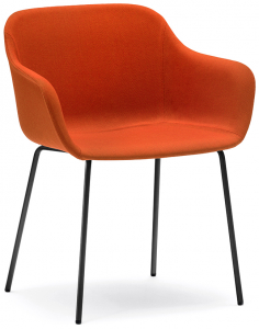 Кресло с обивкой PEDRALI Babila XL сталь, полипропилен, ткань, пенополиуретан Фото 1