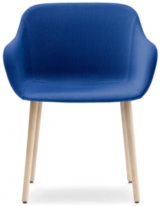 Кресло с обивкой PEDRALI Babila XL сталь, ясень, полипропилен, ткань, пенополиуретан Фото 1