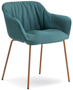 Кресло с обивкой PEDRALI Babila XL сталь, переработанный полипропилен, ткань, пенополиуретан Фото 1