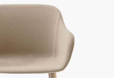 Кресло с обивкой PEDRALI Babila XL сталь, ясень, полипропилен, ткань, пенополиуретан Фото 16