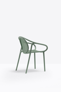 Кресло пластиковое PEDRALI Remind стеклопластик зеленый Фото 10