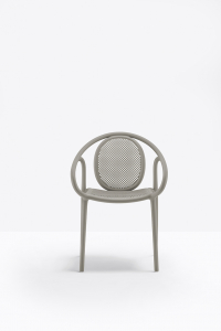 Кресло пластиковое PEDRALI Remind RG переработанный полипропилен серый Фото 6