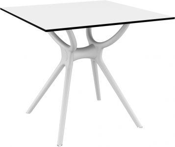 Стол пластиковый Siesta Contract Air Table 80 пластик, ламинат HPL белый Фото 1
