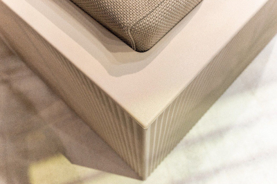 Модуль угловой левый с подушками Vondom Gatsby Basic полиэтилен, ткань Фото 9