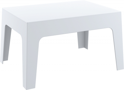 Столик пластиковый журнальный Siesta Contract Box Table полипропилен белый Фото 1