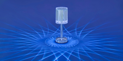 Светильник настольный уличный Vondom Gatsby Cylinder LED органическое стекло кристальный Фото 4