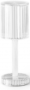 Светильник настольный уличный Vondom Gatsby Cylinder LED органическое стекло кристальный Фото 1