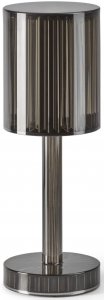 Светильник настольный уличный Vondom Gatsby Cylinder LED органическое стекло дымчатый Фото 1