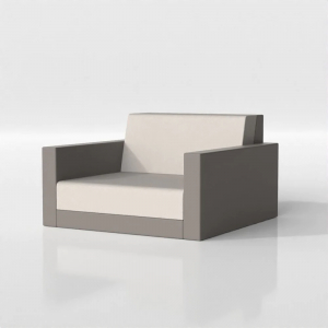 Лаунж-кресло пластиковое Vondom Pixel Basic полиэтилен, ткань Фото 10