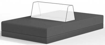 Пуф пластиковый мягкий Vondom Pixel Basic полиэтилен, ткань Фото 1