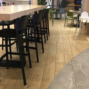 Стул пластиковый полубарный Gaber Abuela Stool 67 технополимер черный Фото 12