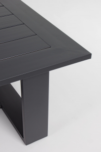 Комплект металлической лаунж мебели Garden Relax Baltic алюминий, ткань антрацит, светло-серый Фото 9