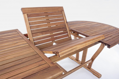 Стол деревянный обеденный Garden Relax Noemi акация Фото 7