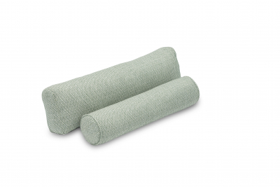 Диван двухместный с подушками BraFab Malmo алюминий, тик, ткань антрацит, зеленый Фото 8
