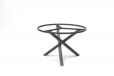 Стол обеденный металлический BraFab Timra алюминий, керамика антрацит, черный Фото 4