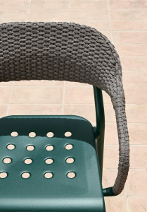 Кресло плетеное Varaschin Noss алюминий, роуп Фото 22