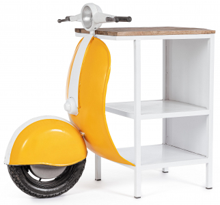 Стол консольный Garden Relax Vespa сталь, манго белый, желтый Фото 1