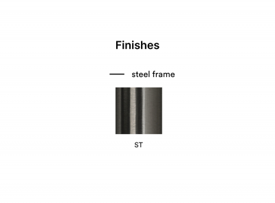 Подстолье металлическое с регулировкой высоты PEDRALI Inox чугун, нержавеющая сталь сатинированный стальной Фото 3