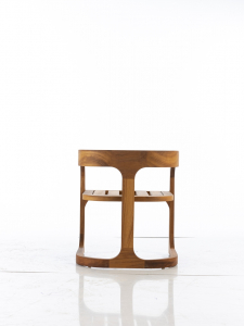 Кресло деревянное с подушками WArt Paris ироко, ткань Etisilk Фото 7