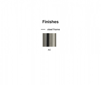 Подстолье металлическое PEDRALI Permanent чугун, нержавеющая сталь матовый стальной Фото 3