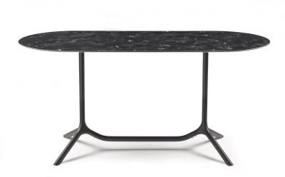 Подстолье двойное металлическое Scab Design Tripe Double сталь черный Фото 4
