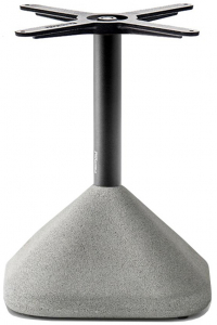 Подстолье металлическое PEDRALI Concrete бетон, сталь серый, черный Фото 1