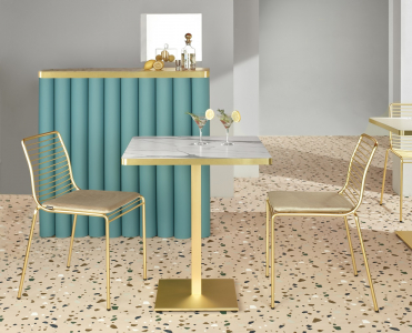 Стул металлический Scab Design Summer сталь сатинированная латунь Фото 6