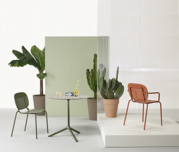Столешница круглая Scab Design Compact Laminate для подстолья Nemo, Domino, Tiffany, Cross компакт-ламинат HPL зернистый Фото 18