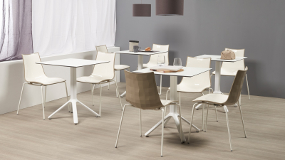 Столешница квадратная Scab Design Compact Laminate для подстолья Nemo, Domino, Tiffany, Cross компакт-ламинат HPL белый Фото 23