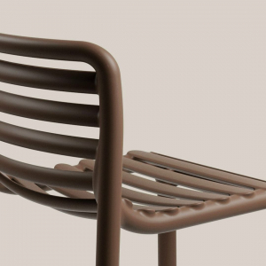Стул пластиковый барный Nardi Doga Stool стеклопластик табак Фото 6