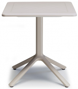Стол пластиковый обеденный Scab Design Eco Fixed алюминий, технополимер тортора Фото 4