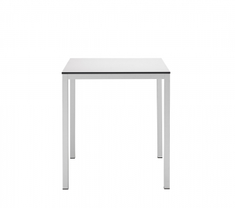 Стол ламинированный обеденный Scab Design Mirto сталь, компакт-ламинат HPL белый Фото 3