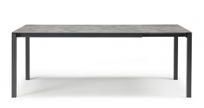 Стол ламинированный раздвижной Scab Design Pranzo Extendable сталь, компакт-ламинат HPL антрацит, цементный Фото 5
