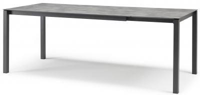 Стол ламинированный раздвижной Scab Design Pranzo Extendable сталь, компакт-ламинат HPL антрацит, цементный Фото 10
