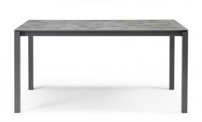 Стол ламинированный раздвижной Scab Design Pranzo Extendable сталь, компакт-ламинат HPL антрацит, цементный Фото 6