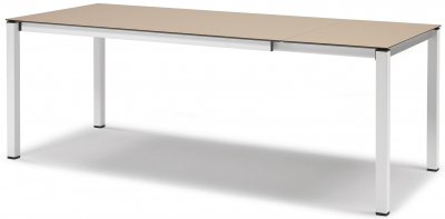 Стол ламинированный раздвижной Scab Design Pranzo Extendable сталь, компакт-ламинат HPL белый, тортора Фото 6
