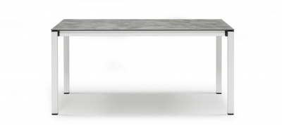 Стол ламинированный раздвижной Scab Design Pranzo Extendable сталь, компакт-ламинат HPL белый, цементный Фото 4
