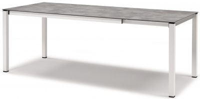 Стол ламинированный раздвижной Scab Design Pranzo Extendable сталь, компакт-ламинат HPL белый, цементный Фото 7