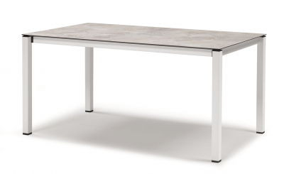 Стол ламинированный раздвижной Scab Design Pranzo Extendable сталь, компакт-ламинат HPL белый, каменный Фото 5