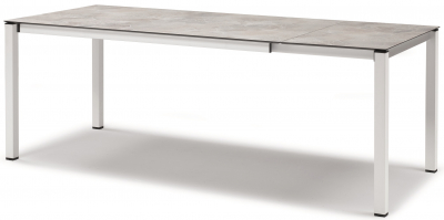 Стол ламинированный раздвижной Scab Design Pranzo Extendable сталь, компакт-ламинат HPL белый, каменный Фото 6