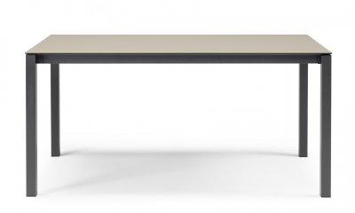 Стол ламинированный раздвижной Scab Design Pranzo Extendable сталь, компакт-ламинат HPL антрацит, тортора Фото 4